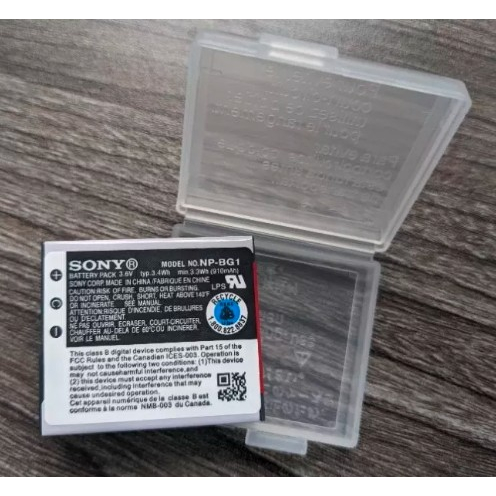 BH 3 tháng-Pin sạc Sony NP-BG1 cho các loại máy ảnh Sony: DSC-W300; DSC-W200; DSC-W170; DSC-W150; DSC-W130...