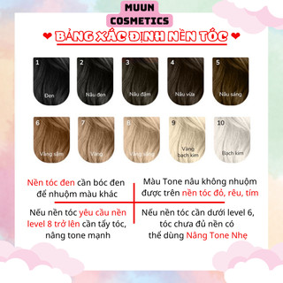 Thuốc Nhuộm Tóc Màu Nâu Trà Đen (Tặng Kèm Oxy + Chụp Tóc + Bao Tay)