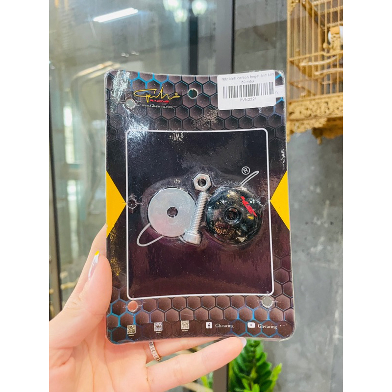 Ốc kính CARBON gắn Sh