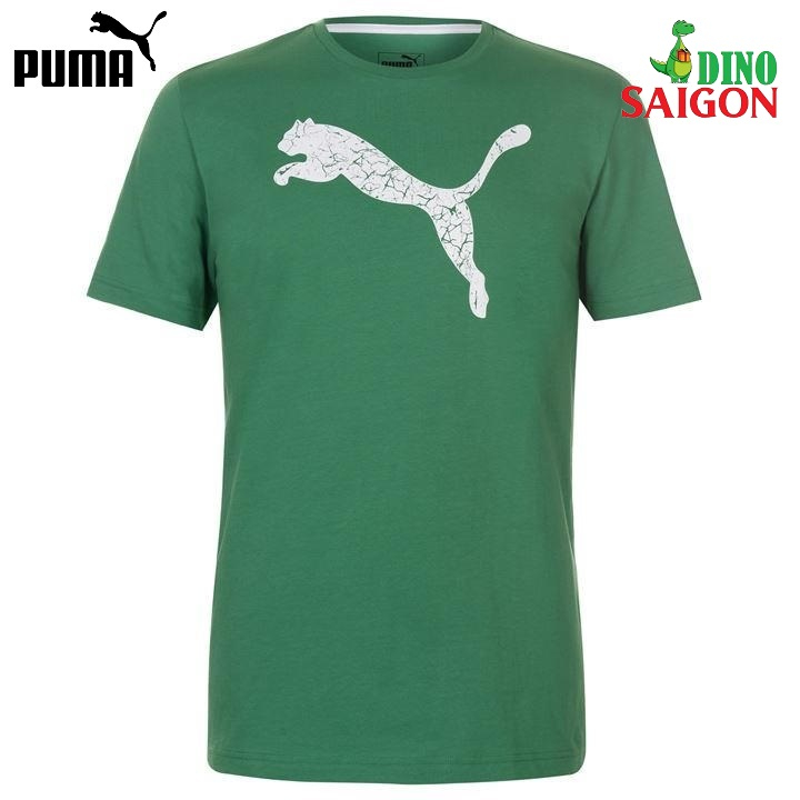 Áo thun nam Puma Big Cat Tee màu xanh lá hàng chính hiệu
