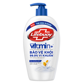 Nước Rửa Tay Diệt Khuẩn Lifebuoy Sữa dưỡng ẩm 450g