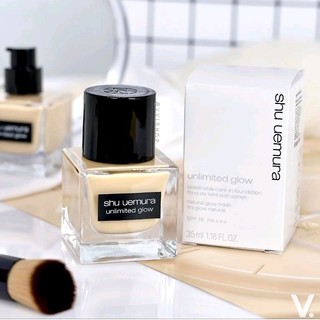 Shu uemura - kem nền unlimited glow breathable care-in foundation 35ml