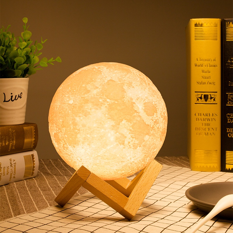 Đèn ngủ hình mặt trăng đường kính 9cm