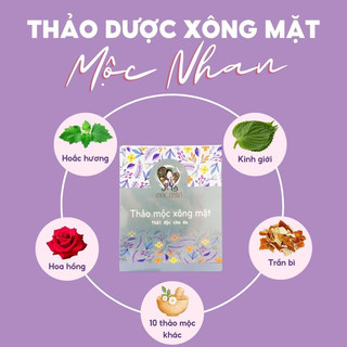Thảo Mộc Xông Mặt - giúp da sạch bụi bẩn, hổ trợ trị mụn, giúp giảm stress - chính hãng Mộc Nhan Natural, mocnhan