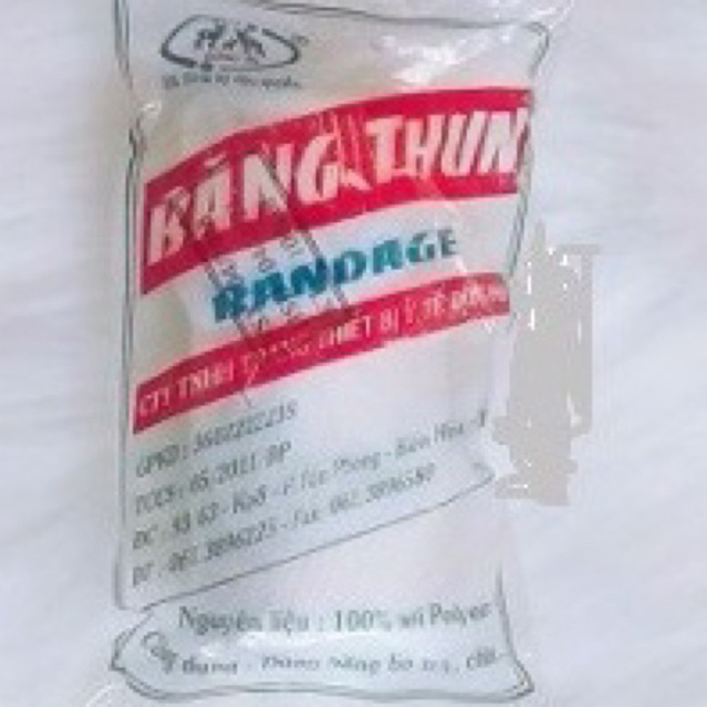 Combo 10 Cuộn Băng thun 3 móc (Băng chun) cuộn vải băng tay ,chăm sóc băng bó tay chân, khi bị chấn thương.