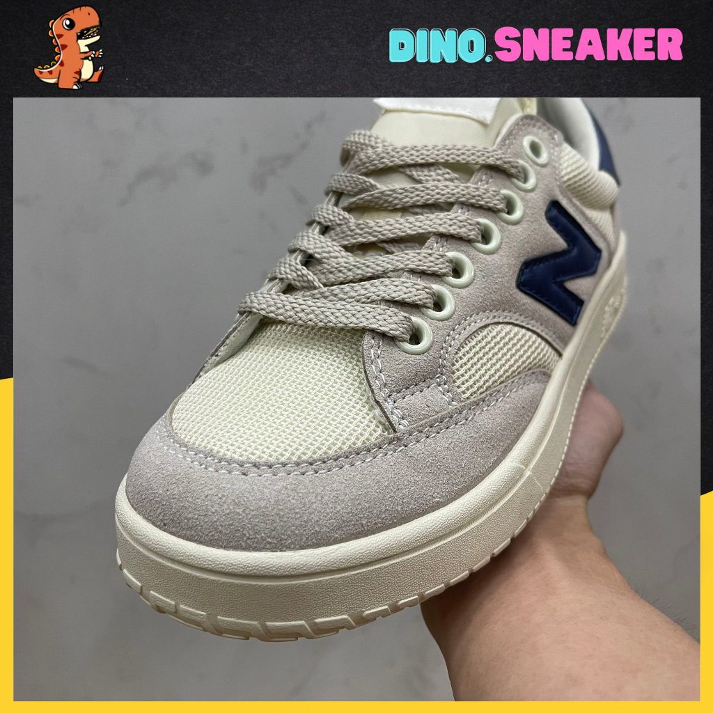 Giày New Balance 300 Beige Navy, NB 300 Xanh Than - Dino.Sneaker