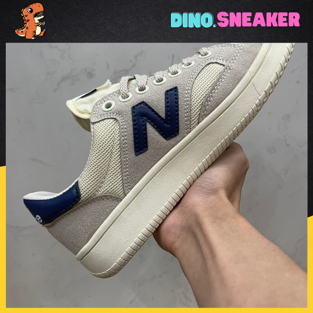 Giày New Balance 300 Beige Navy, NB 300 Xanh Than - Dino.Sneaker