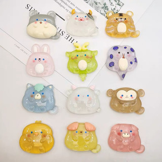 (Mua từ 3sp để được giá tốt) Charm 3D nổi mẫu 12 con giáp ( loại trong )