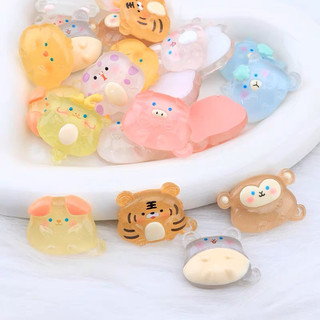 (Mua từ 3sp để được giá tốt) Charm 3D nổi mẫu 12 con giáp ( loại trong )