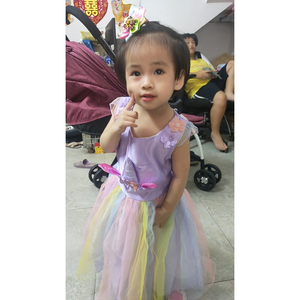 Đầm công chúa bé gái pony