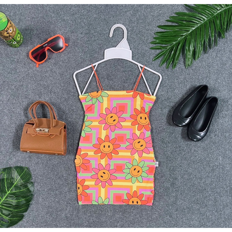 Đầm Body Gấu 2 Dây Siêu Xinh Bé Gá