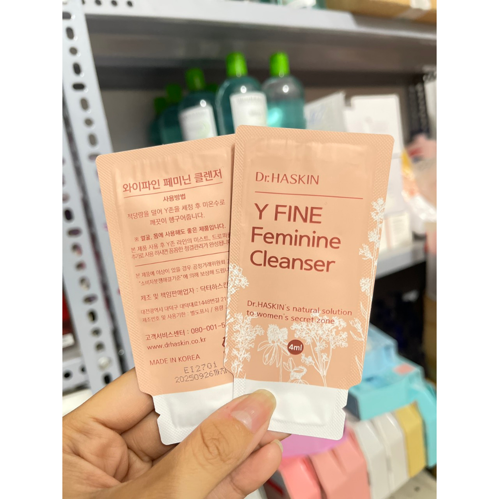 (Sample)Dung dịch vệ sinh Dr.HASKIN Y FINE Feminine Cleanser