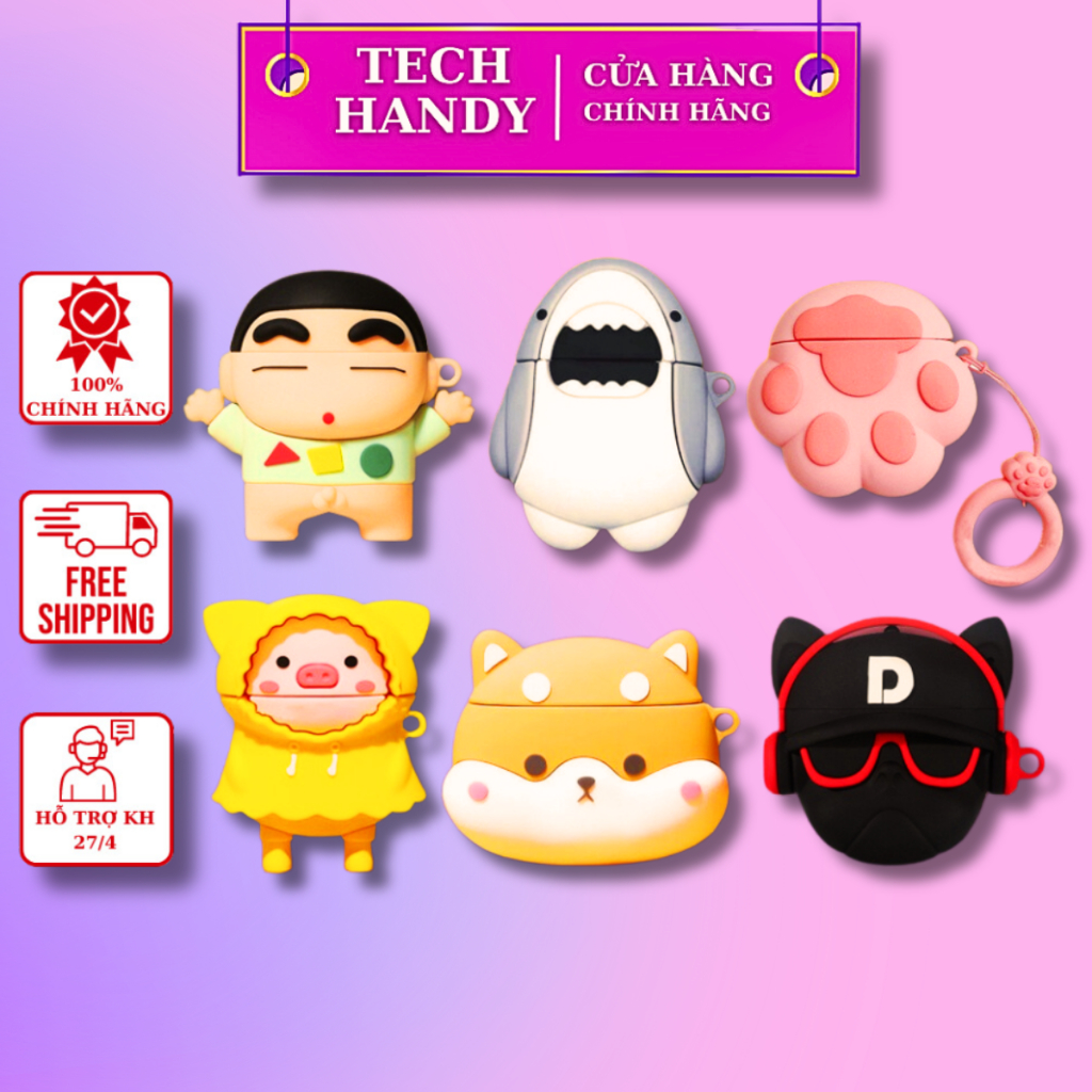 Vỏ ốp airpods i12/i11/i9 tws chất liệu Silicon cho tai nghe bluetooth V02