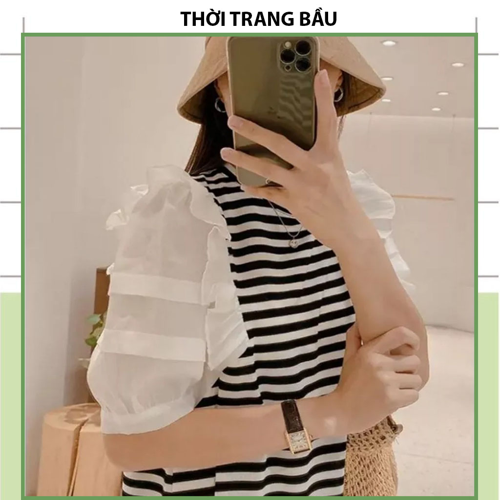 [V393] VÁY BẦU ĐẦM BẦU MÙA HÈ SIÊU XINH THIẾT KẾ THỜI TRANG BÁNH BÈO TIỂU THƯ COTTON SIÊU MỀM MÁT FREESIZE GIÁ RẺ