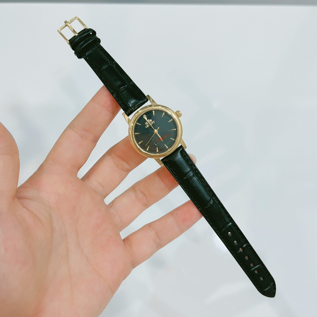 Đồng Hồ Nữ ORIENT  Dây Da, Size mặt 26mm, Kính sapphire chống trày ,máy pin,3kim, máy nhật, chống nước , Bảo Hành 12 t
