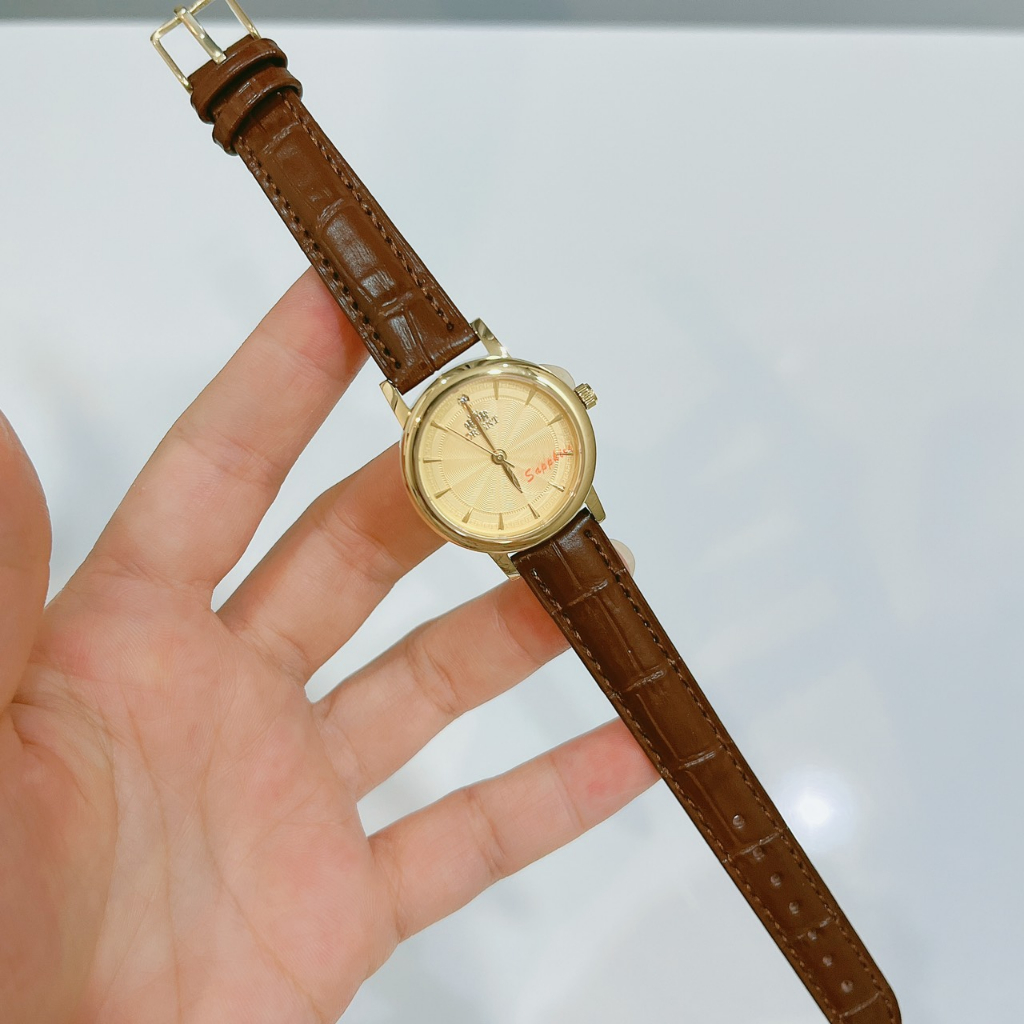 Đồng Hồ Nữ ORIENT  Dây Da, Size mặt 26mm, Kính sapphire chống trày ,máy pin,3kim, máy nhật, chống nước , Bảo Hành 12 t