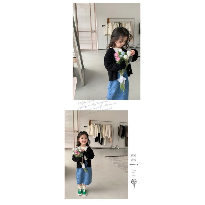 Chân váy Jean ambb siêu đẹp, chân váy Jean dáng dài cho bé.