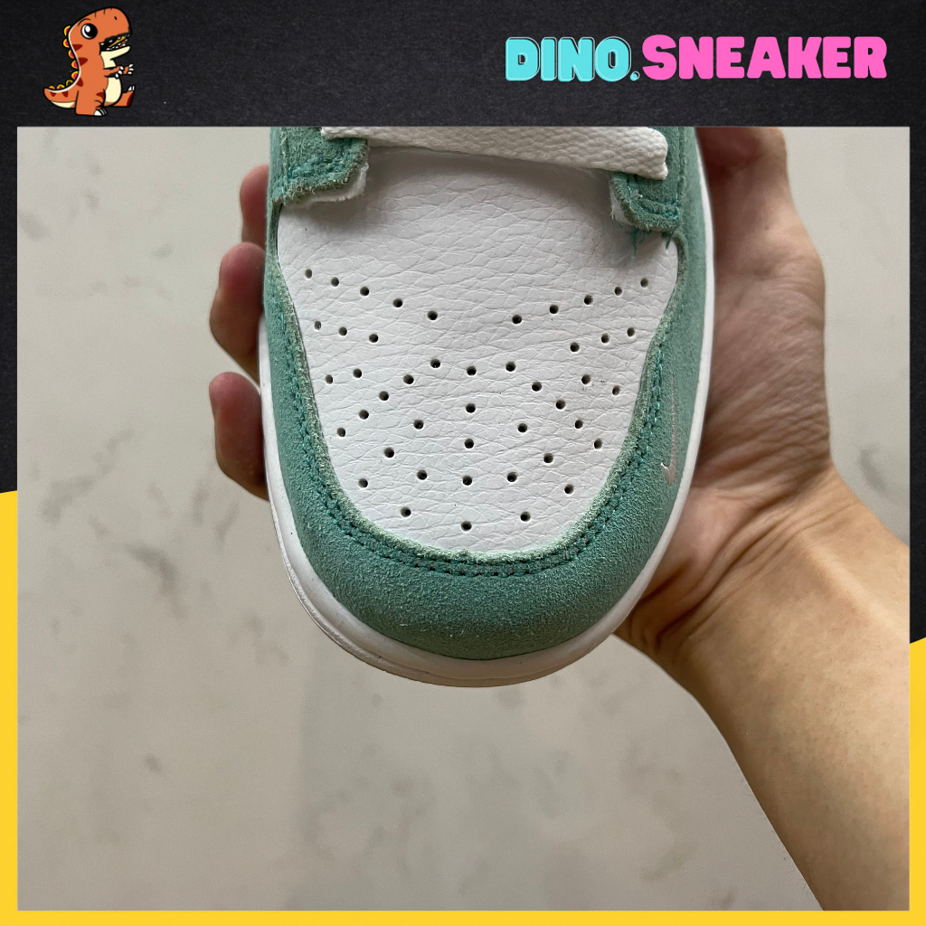 Giày SB Dunk Low Kasina Neptune Green, Nike SB Xanh Sữa - Dino.Sneaker