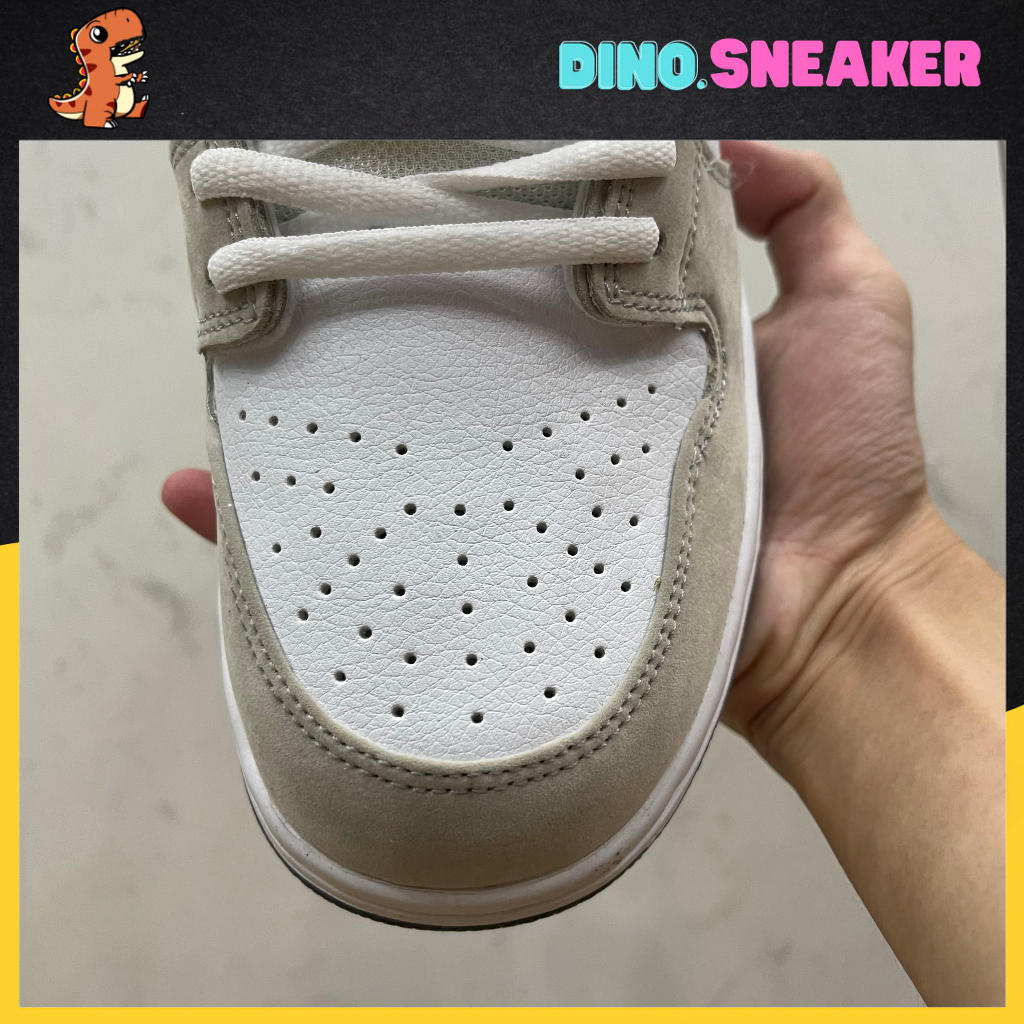 Giày SB Dunk Low Kasina, Nike SB Xám Móc Đỏ - Dino.Sneaker