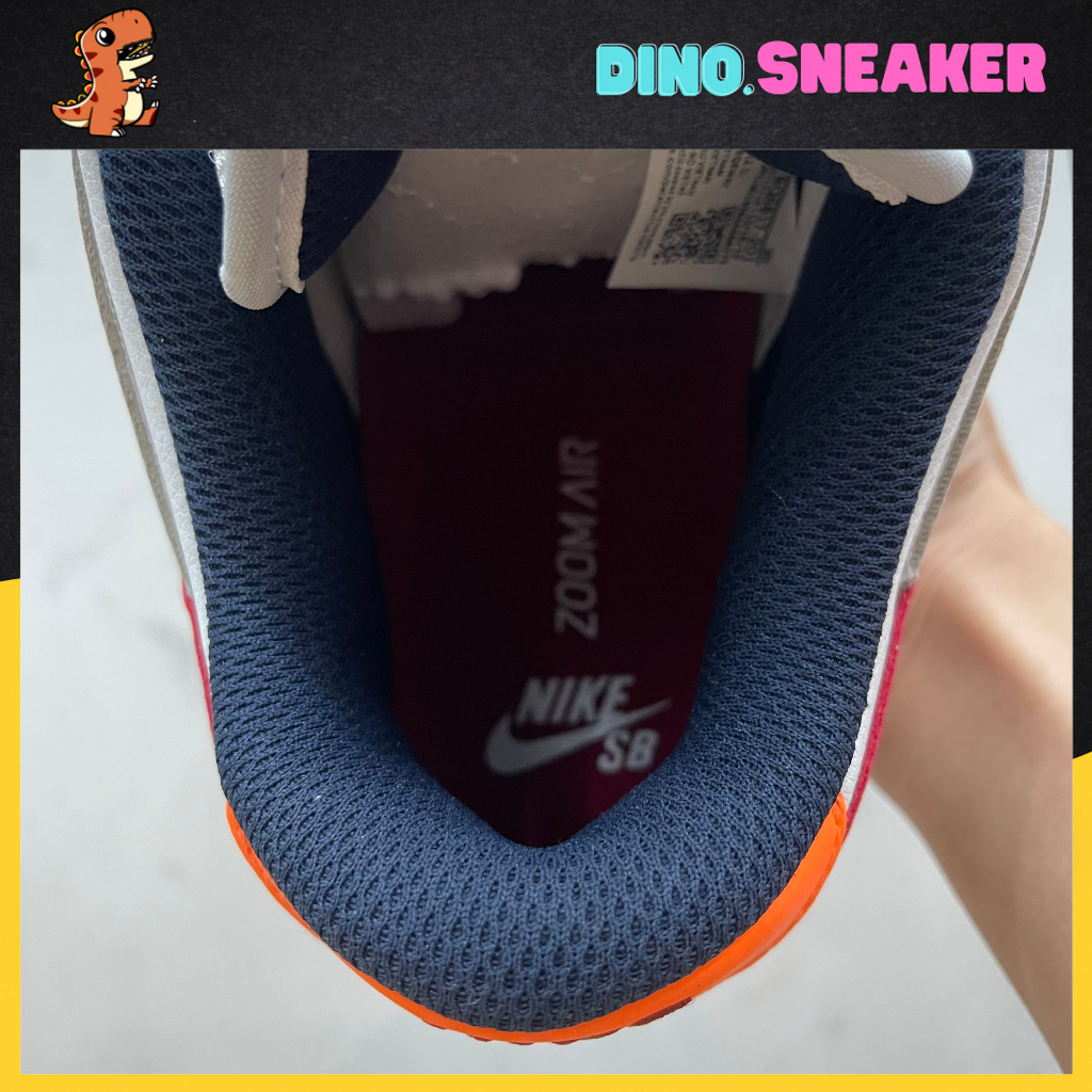 Giày SB Dunk Low Kasina, Nike SB Xám Móc Đỏ - Dino.Sneaker