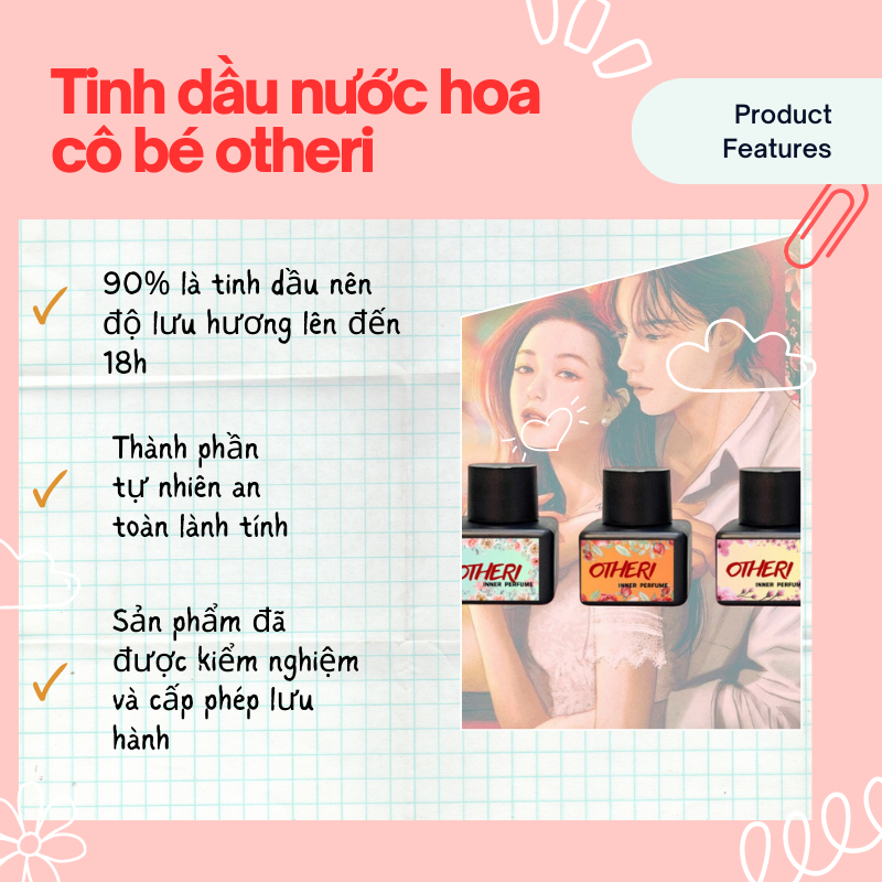 Tinh Dầu  Nước Hoa Vùng Kín Otheri Good Girl Sự Quyến Rũ Nhẹ Nhàng Lưu Hương Đến 18h