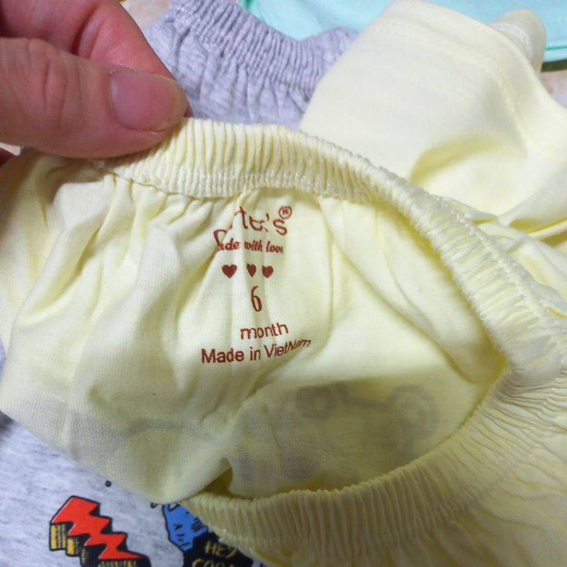 Quần đùi cotron đẹp mông thú cho BÉ TRAI dưới 3 tuổi