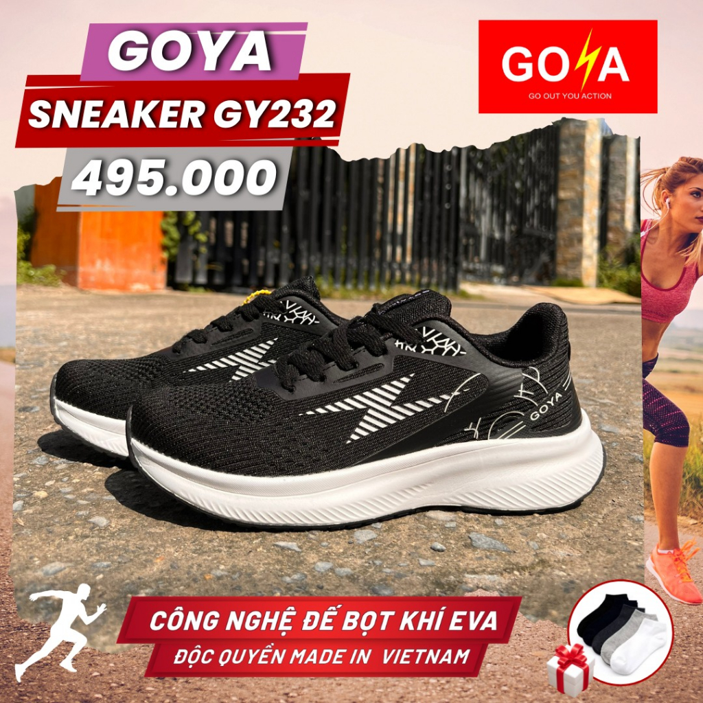 Giày thể thao Sneaker nữ Goya GY232 năm 2023