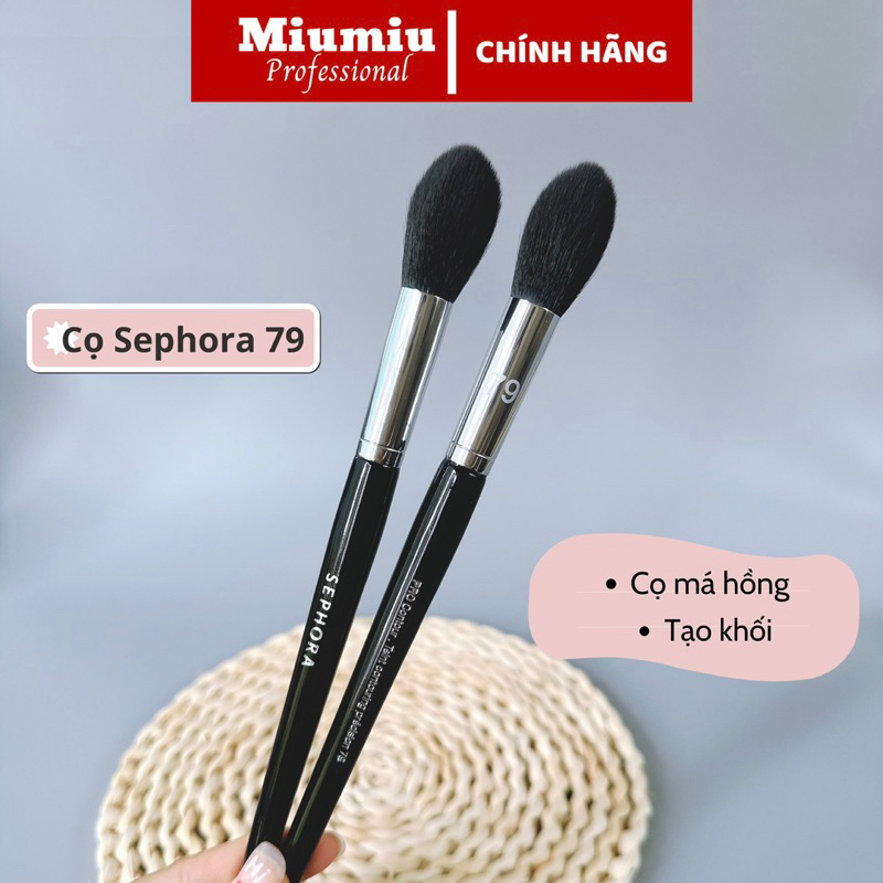 Cọ Sephora 79 cọ má hồng tạo khối lông mềm chuyên dùng cho makeup chuyên nghiệp