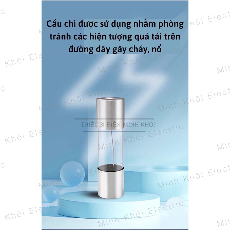 Bộ 10 Cầu Chì Ống Thủy tinh 250v 5x20mm và 6x30mm các loại
