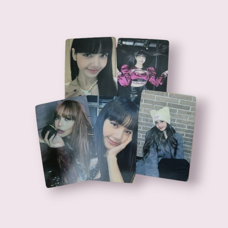 Set card bo góc Blackpink unoff ngẫu nhiên - Jisoo, Jenny, Rosé, Lisa - Born pink, Coachella,...