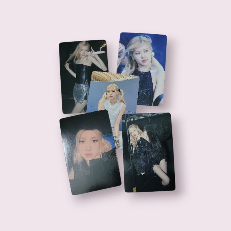 Set card bo góc Blackpink unoff ngẫu nhiên - Jisoo, Jenny, Rosé, Lisa - Born pink, Coachella,...