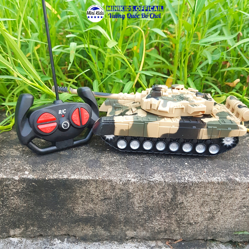 Xe tăng điều khiển từ xa giá rẻ dành cho bé ( tặng kèm pin ) - Đồ chơi MiniKids