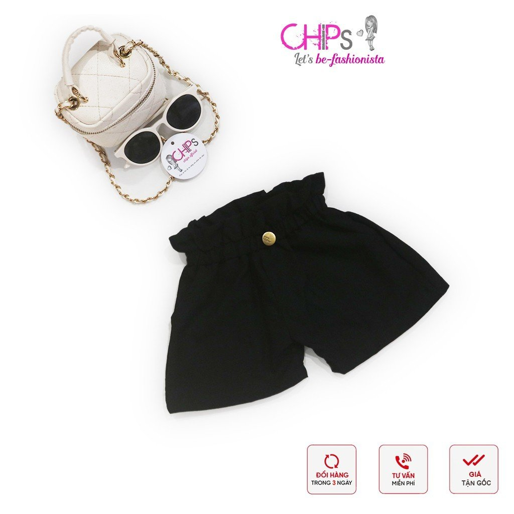 Quần Soóc Đũi Xước Cạp Cao Chun Bèo Nhiều Màu Cho Bé