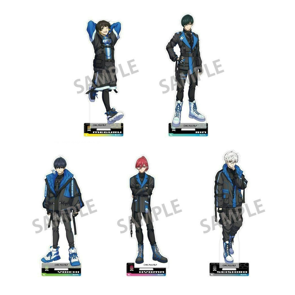 Mô hình Standee BLUE LOCK anime chibi tượng acrylic mica trong trang trí độc đáo