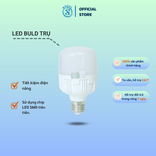 Bóng đèn led bulb vonta trụ nhôm, công suất 15w - 50w