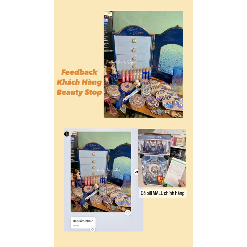 Cốp ALL-IN Flower Knows Moonlight Mermaid Series