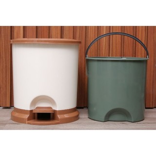 [Nhiều Size] Thùng Rác Oval Nắp Đạp Duy Tân