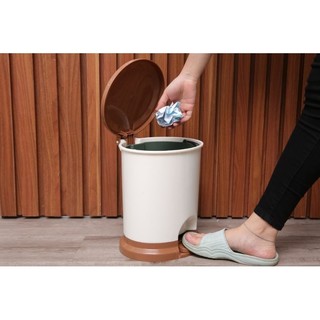 [Nhiều Size] Thùng Rác Oval Nắp Đạp Duy Tân