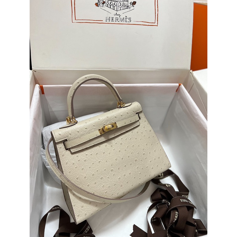 TÚI HM KELLY DA ĐÀ ĐÊU SIÊU MỊN MỀM 25CM