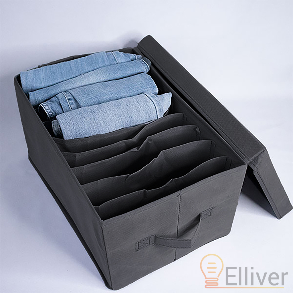 hộp đựng quần áo chia ngăn, túi xếp quần áo chia ngăn nhiều size tiện dụng Eliiver | BigBuy360 - bigbuy360.vn