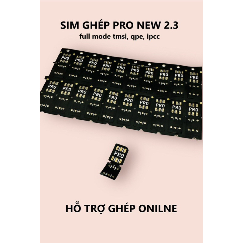 SIM GHÉP PRO NEW 2.3 BẢN MỚI NHẤT FIX FULL LỖI IPHONE LOCK