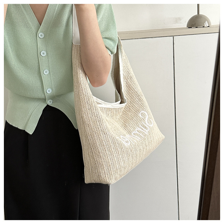 Túi đi biển NTHBAGS túi cói đi biển túi du lịch mùa hè phù hợp mọi outfit cho nàng