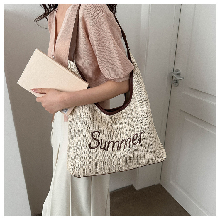 Túi đi biển NTHBAGS túi cói đi biển túi du lịch mùa hè phù hợp mọi outfit cho nàng