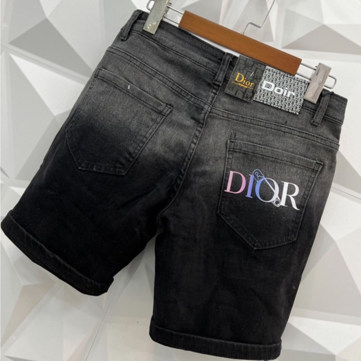 Quần short jean nam mẫu mới thêu họa tiết trẻ trung thanh lịch chuẩn form thời trang phong cách