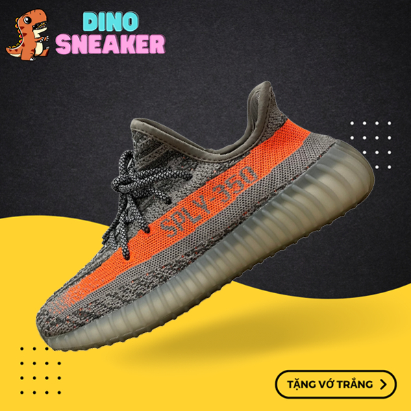Giày Yz350 Beluga Reflective, Yz 350 Xám Beluga - Dino.Sneaker