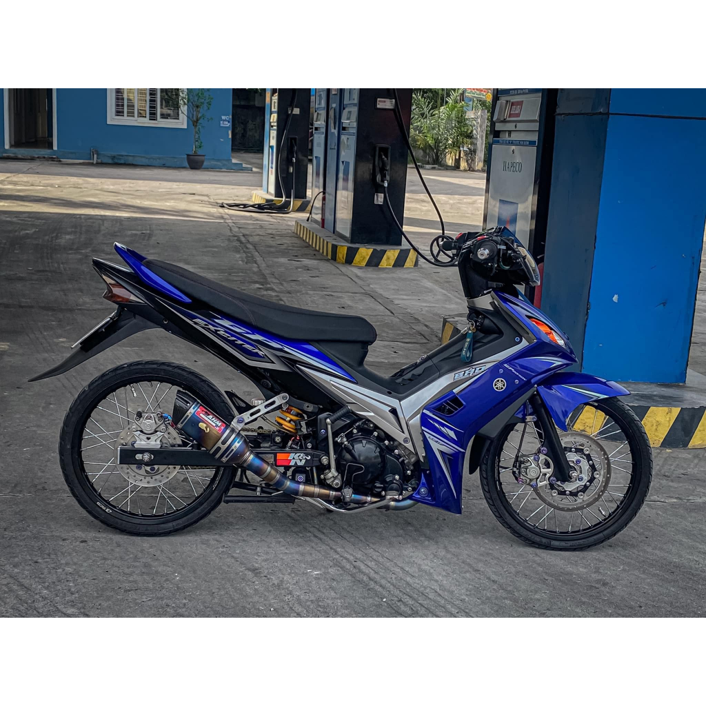 Tem Exciter 2009 - 2010 Xanh Đen GP ( Rice decal car frame )