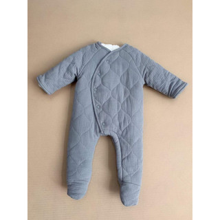 BODY phao màu xám có lót lông cừu bên trong dành cho bé 0 - 6 tháng