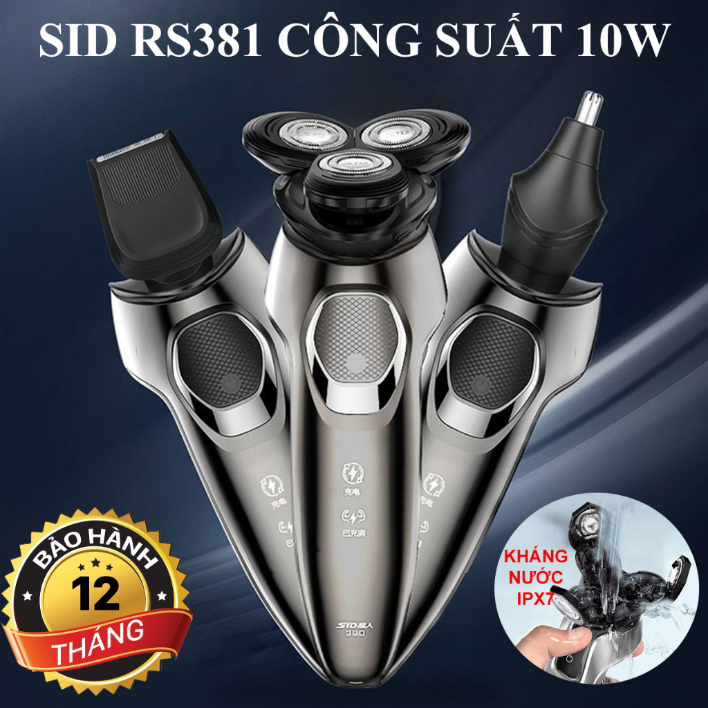 Máy cạo râu SID RS381 công suất 10W mạnh mé