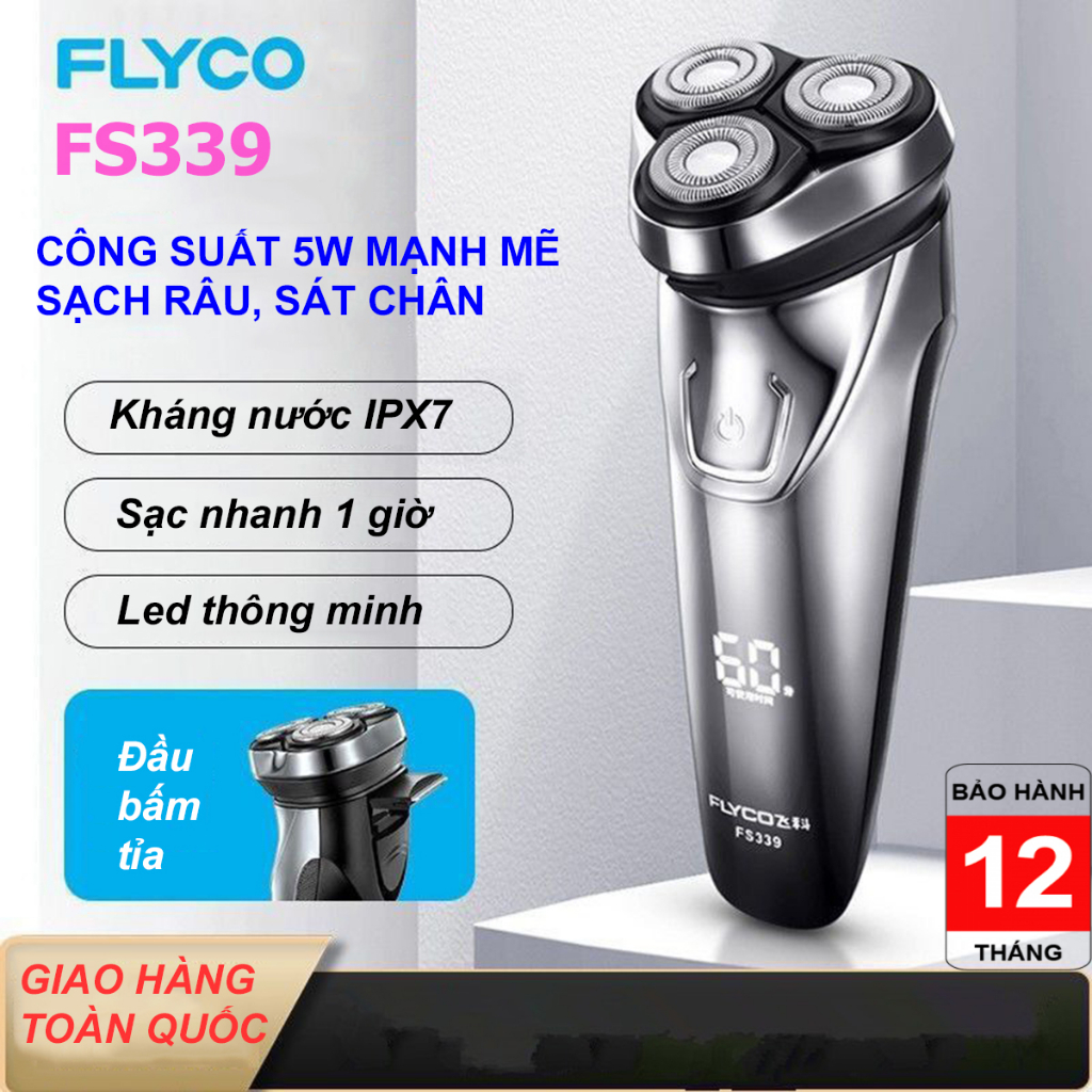 Máy cạo râu FLYCO FS339 thông minh