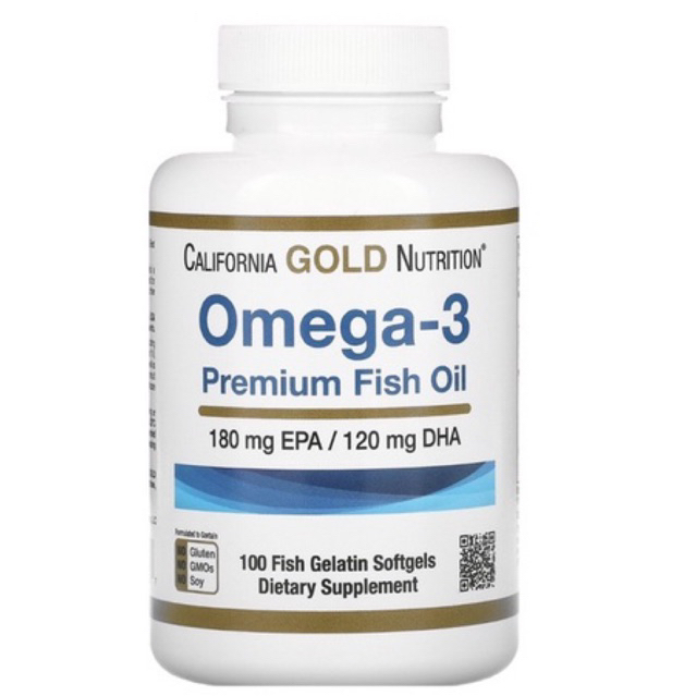 [Mỹ] viên Premium Omega-3 Fish Oil California Gold Nutrition